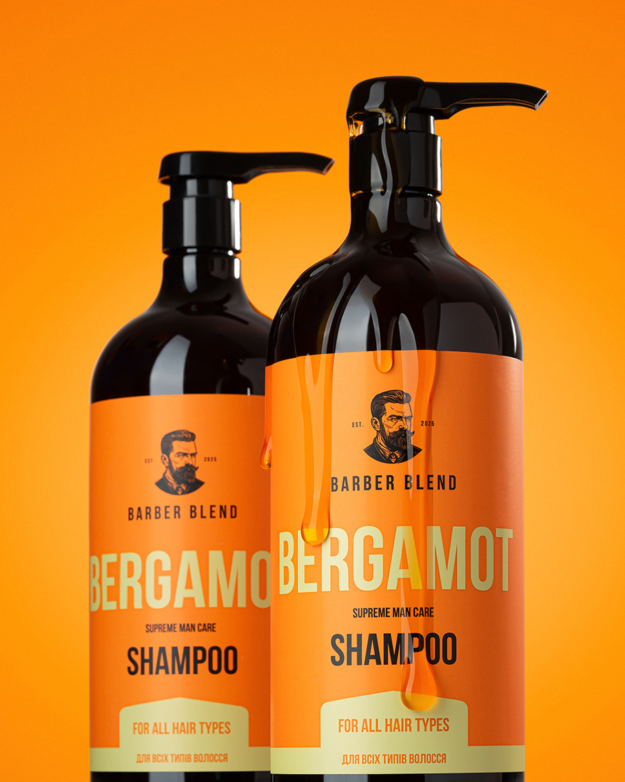 Шампунь Barber Blend Bergamot для всех типов волос 1 л фото 2