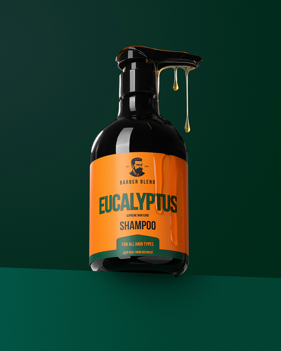 Шампунь Barber Blend Eucalyptus для всех типов волос 500 мл фото 2