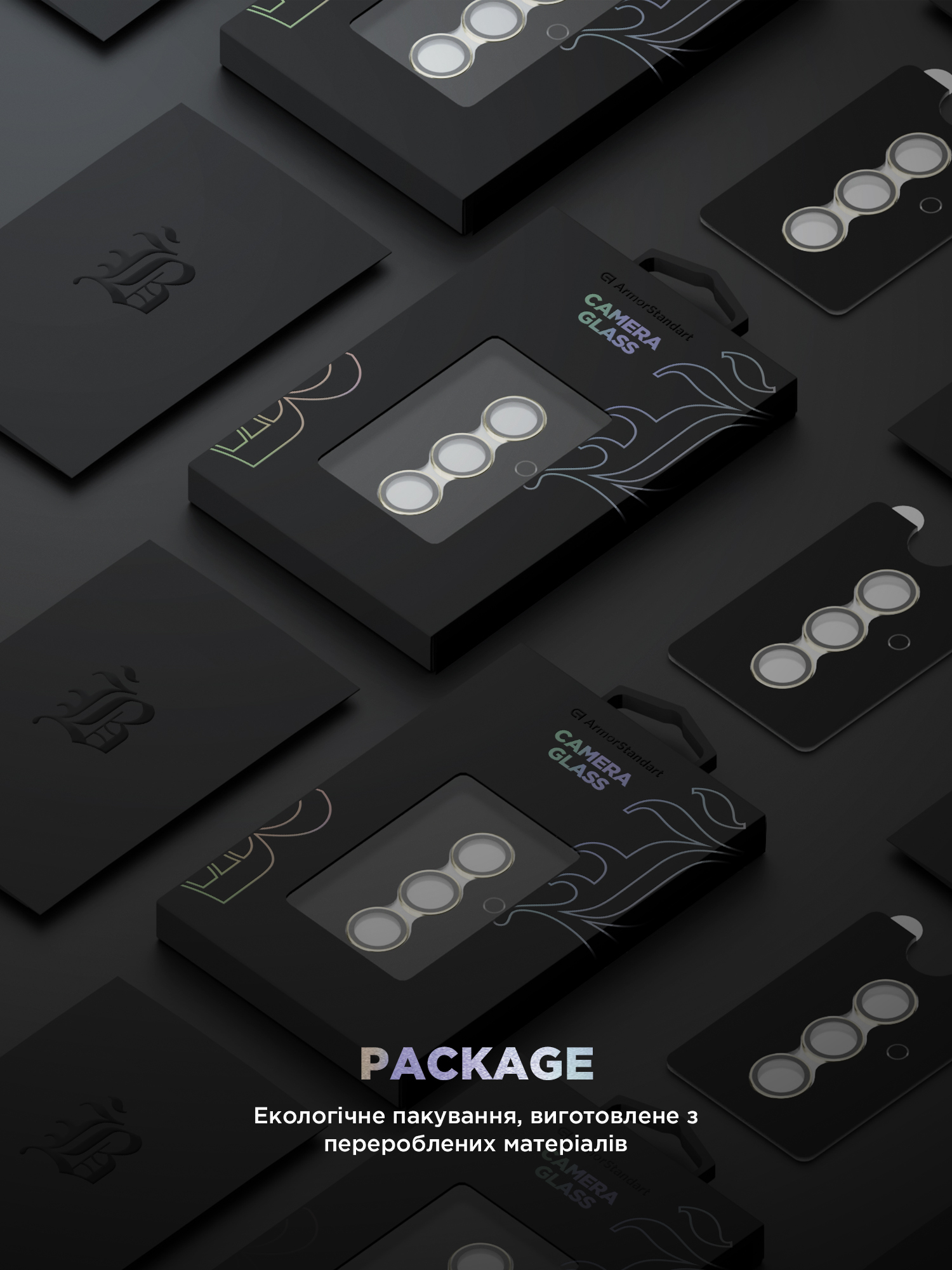 Защитное стекло для камеры ArmorStandart Supreme Black Icon для Samsung S24 Amber Yellow (ARM76609) фото 