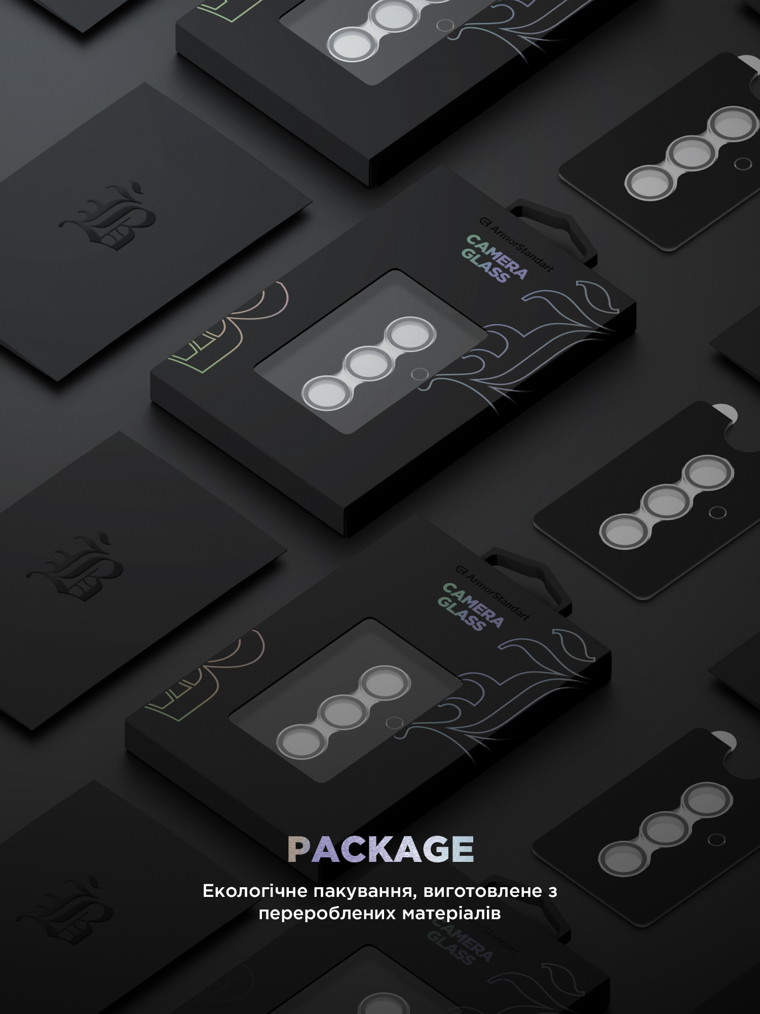 Защитное стекло для камеры ArmorStandart Supreme Black Icon для Samsung S24 Clear (ARM76614) фото 