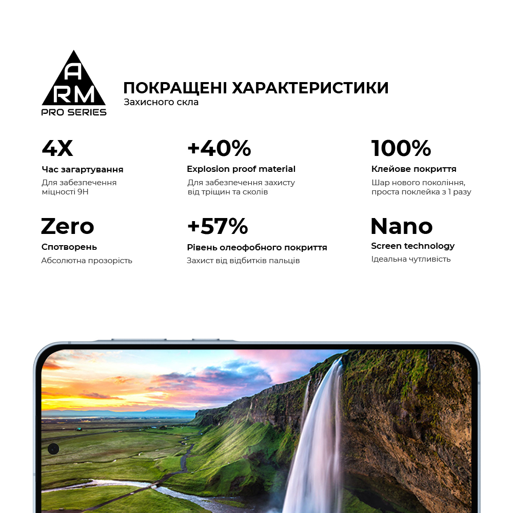 Захисне скло ArmorStandart Pro для Samsung A55 5G (A556) (ARM74348)фото