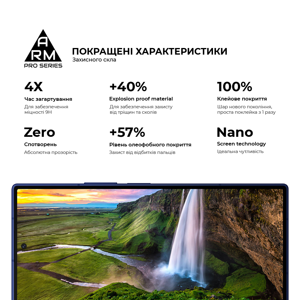 Защитное стекло ArmorStandart Pro на зовнішній дисплей для Samsung Fold 7 (ARM88012) фото 5