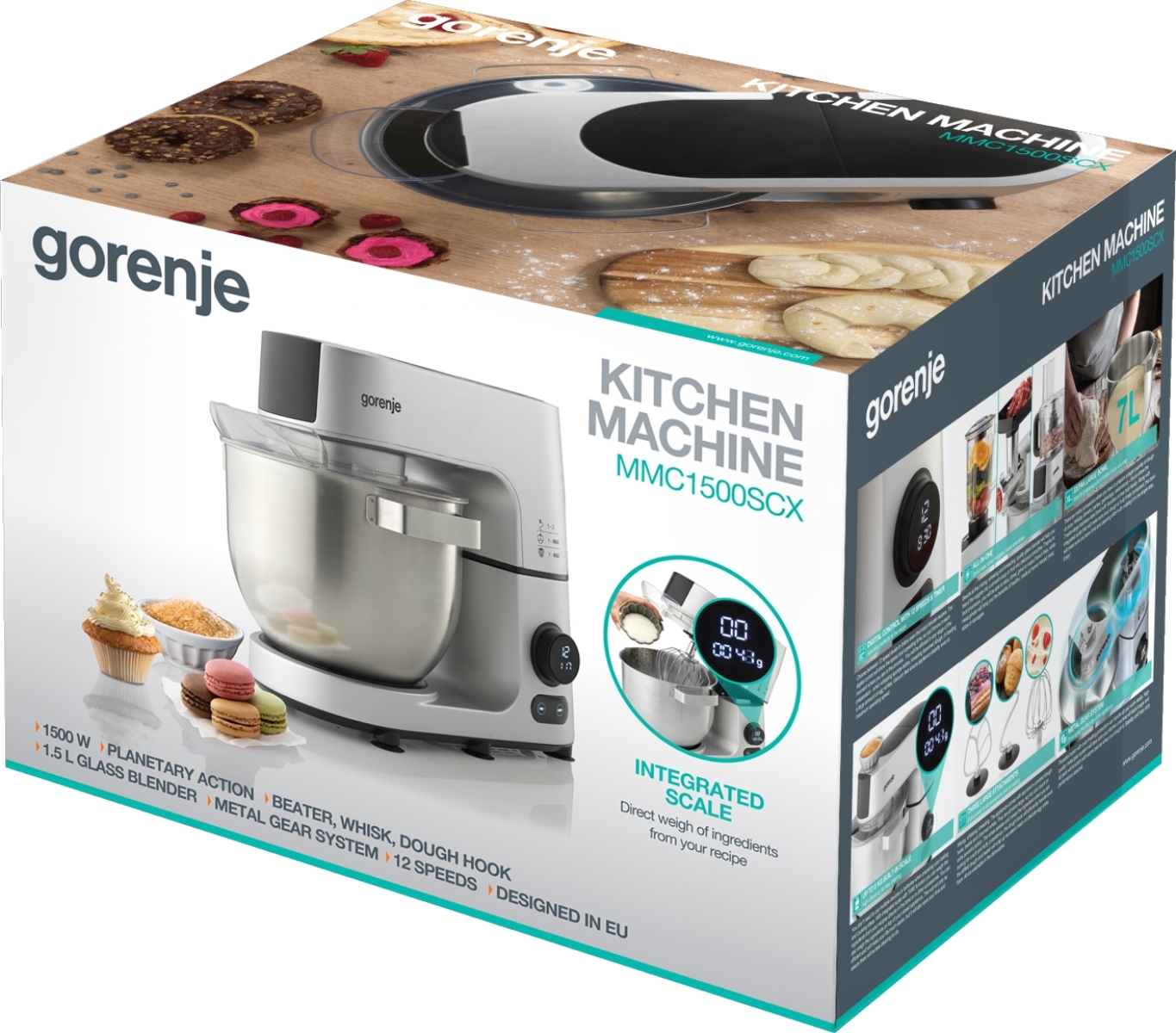 Кухонная машина Gorenje MMC1500SCX фото 