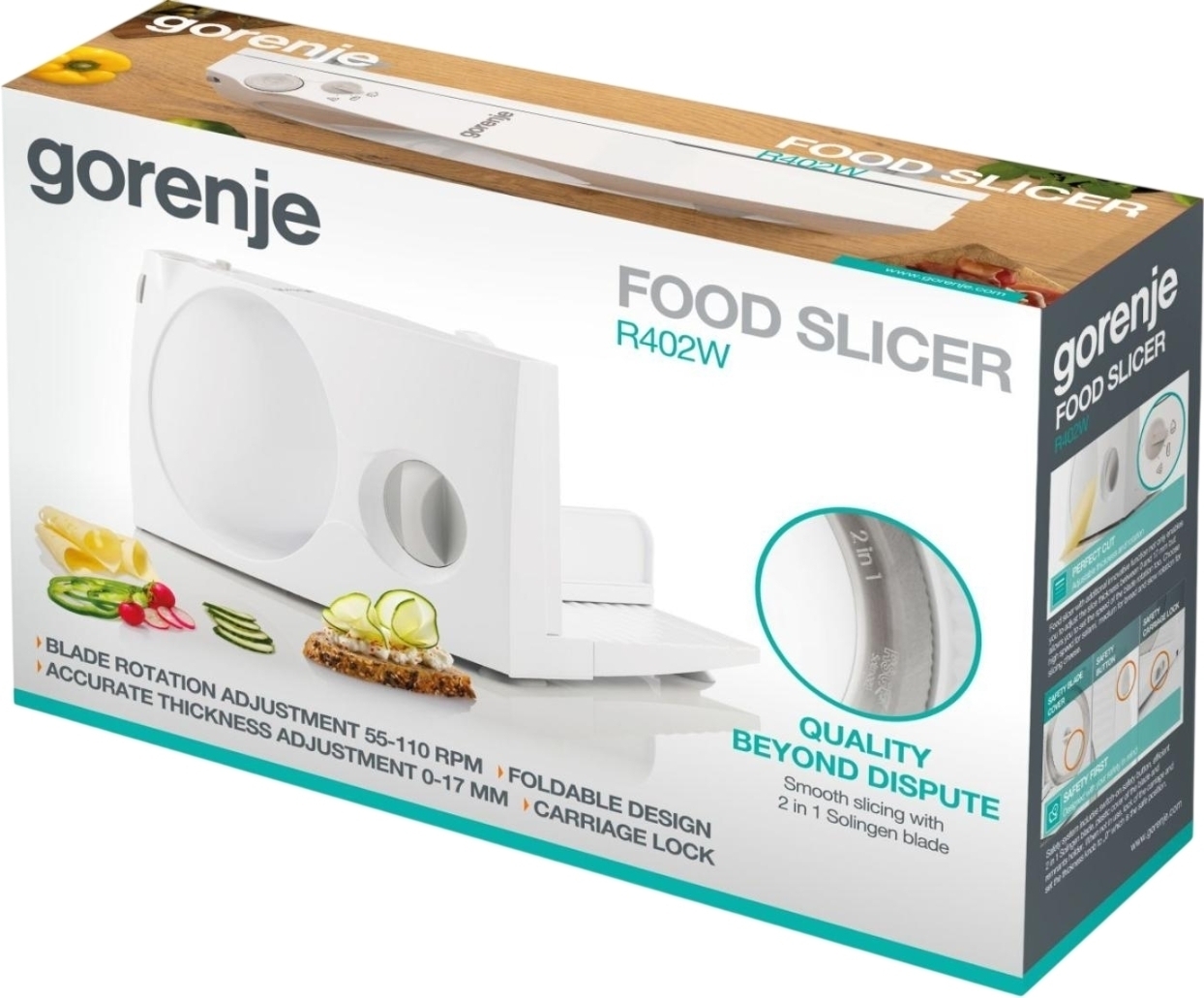 Ломтерезка Gorenje R402W фото 