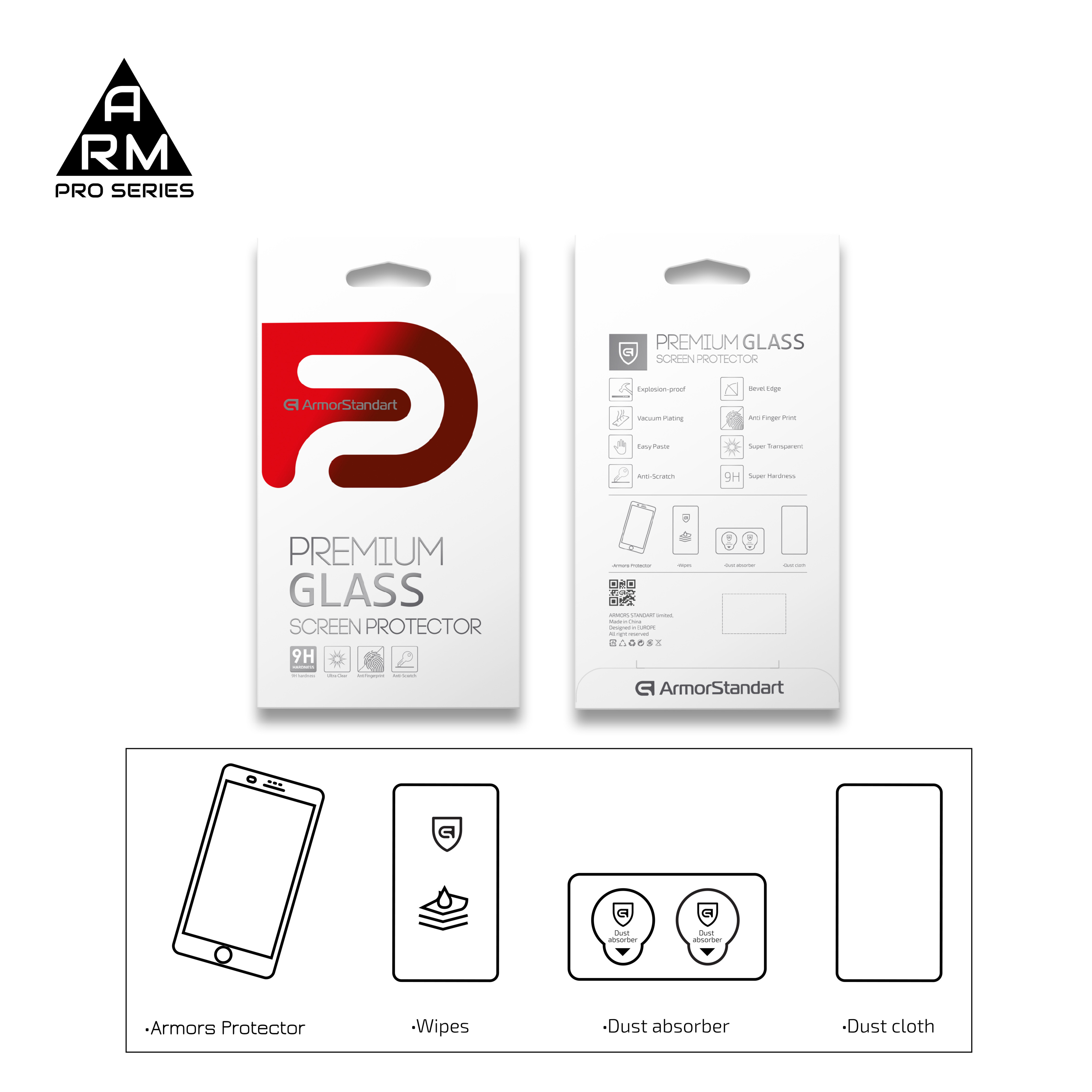 Защитное стекло ArmorStandart Pro для Samsung S10 Lite (G770) (ARM56180-GPR-BK) фото2