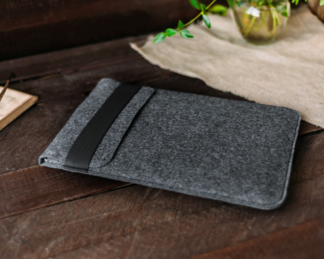 Чехол для ноутбука Gmakin для Macbook Pro 15 Сірий, Конверт, На резинці (GM71-15) фото 