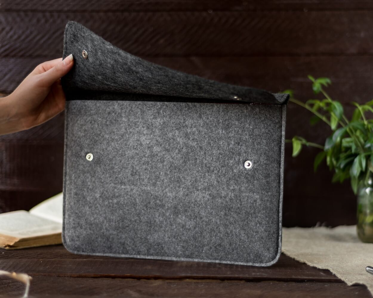 Чехол для ноутбука Gmakin для Macbook Pro 15 Black/Grey (GM05-15) фото 12