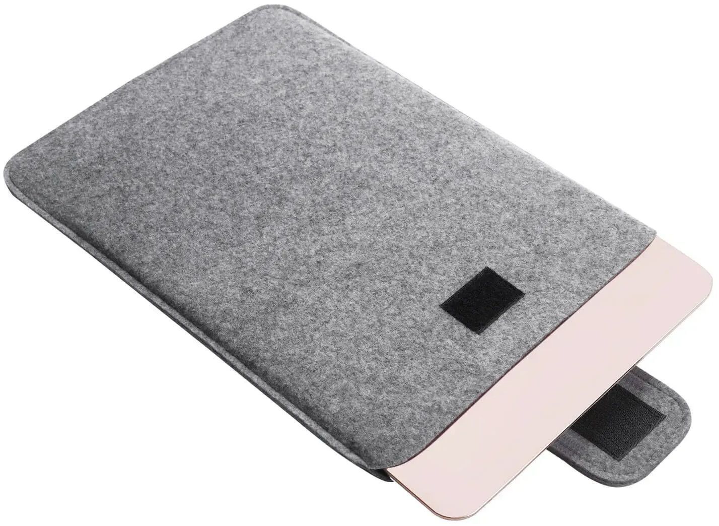 Чехол для ноутбука Gmakin для Macbook Pro 14 світло-сірий, на застібці (GM55-14) фото 3