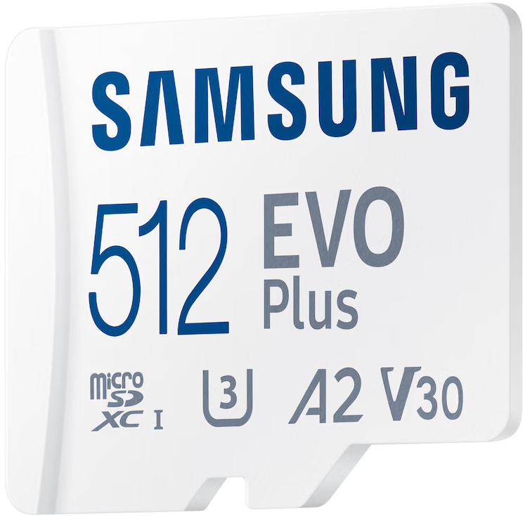 Карта памяти Samsung microSDXC 512GB C10 UHS-I R160MB/s Evo Plus + SD (MB-MC512SA/EU) фото 