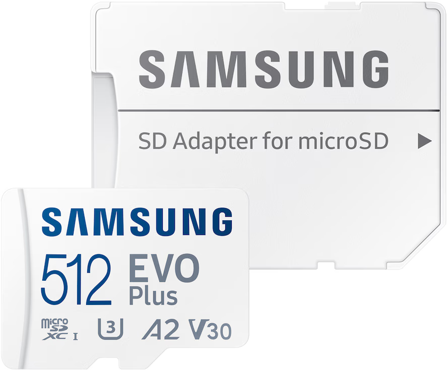 Карта памяти Samsung microSDXC 512GB C10 UHS-I R160MB/s Evo Plus + SD (MB-MC512SA/EU) фото 