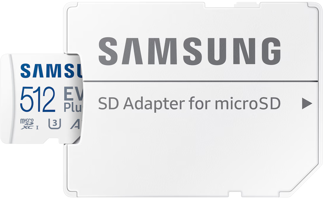 Карта памяти Samsung microSDXC 512GB C10 UHS-I R160MB/s Evo Plus + SD (MB-MC512SA/EU) фото 