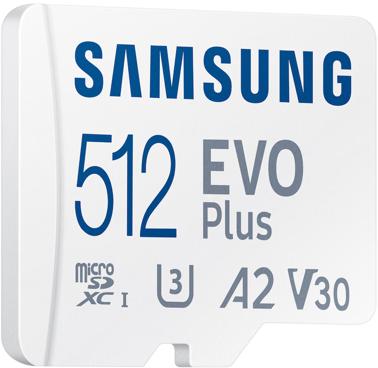 Карта памяти Samsung microSDXC 512GB C10 UHS-I R160MB/s Evo Plus + SD (MB-MC512SA/EU) фото 