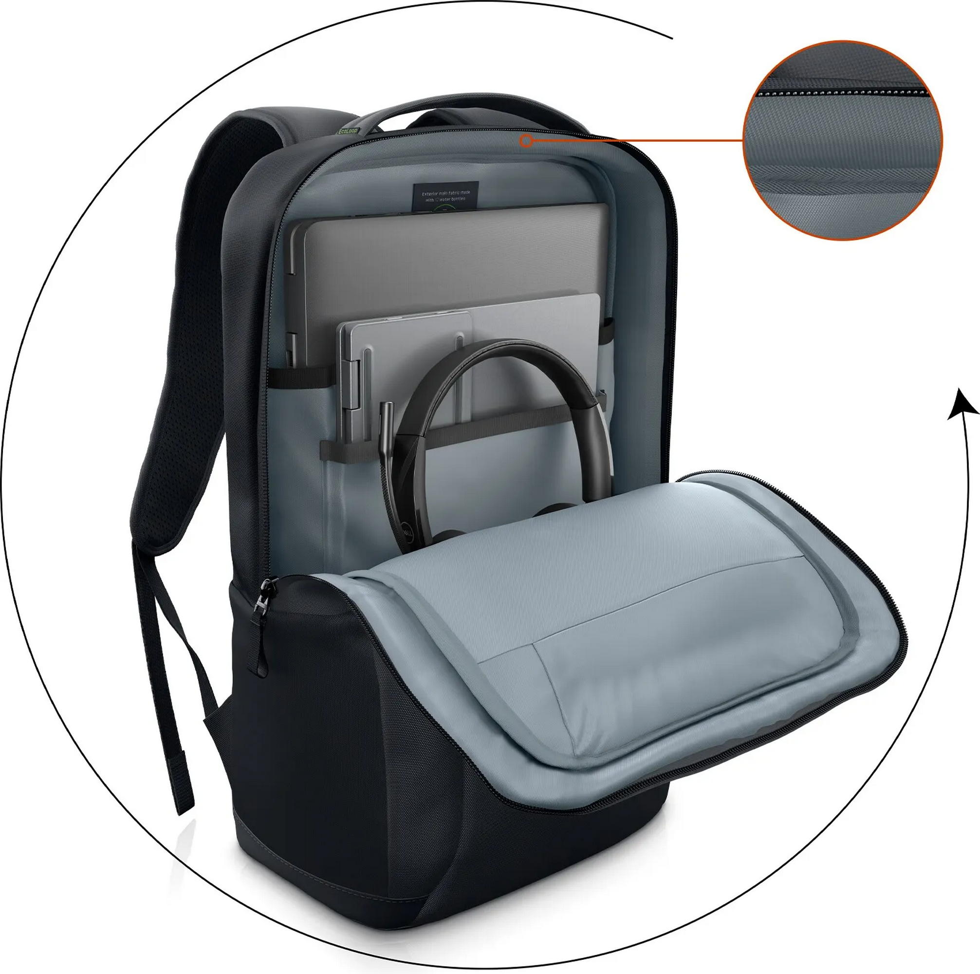 Рюкзак Dell EcoLoop Pro Slim Backpack 15 - CP5724S (460-BDQP) фото 7