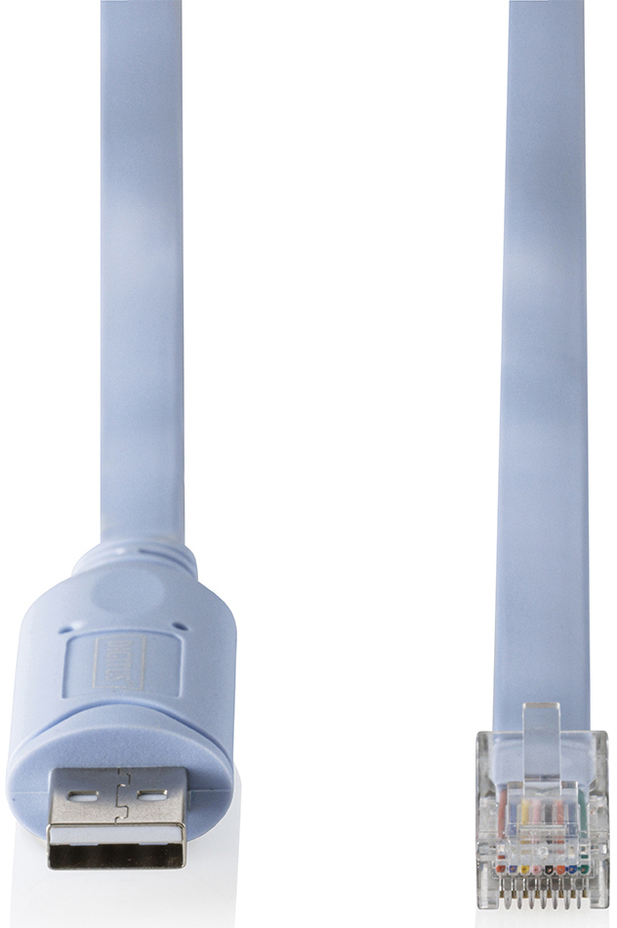 Адаптер DIGITUS USB 2.0 > RJ45 (M/M), FT232RNL, 1.8m (DA-70173) фото 