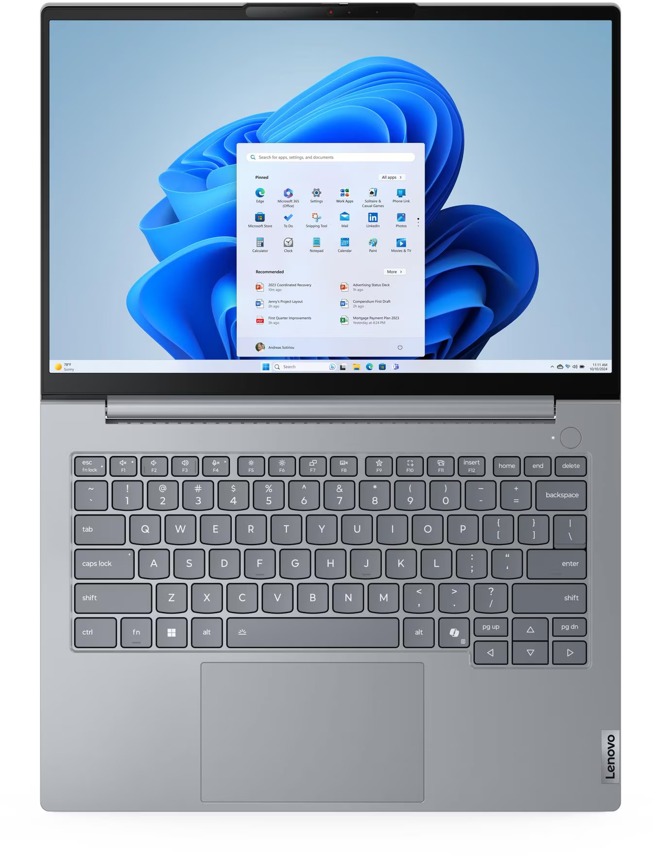 Ноутбук LENOVO ThinkBook 14 G9 IRL Arctic Grey (21UY0064RA)фото