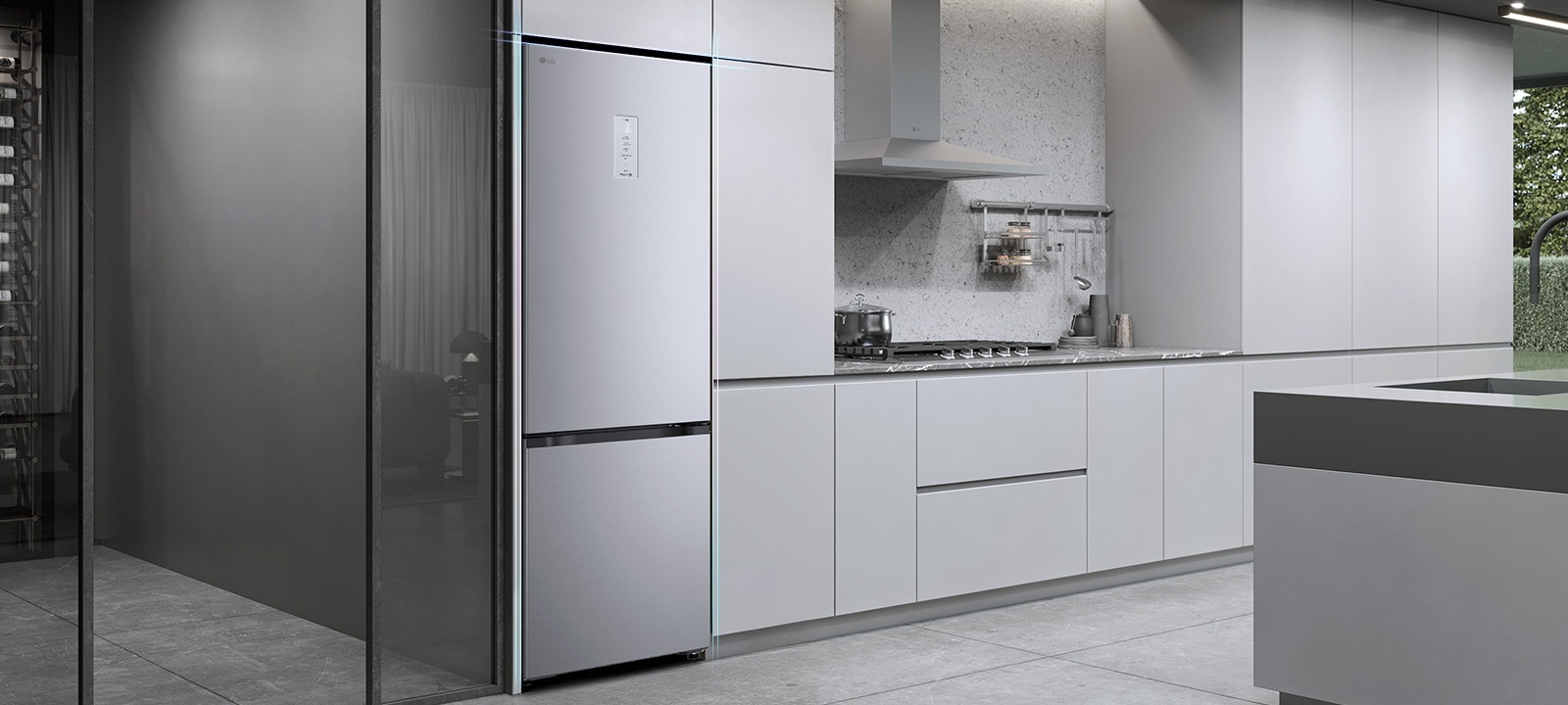 Холодильник LG GC-B509EMKM фото 