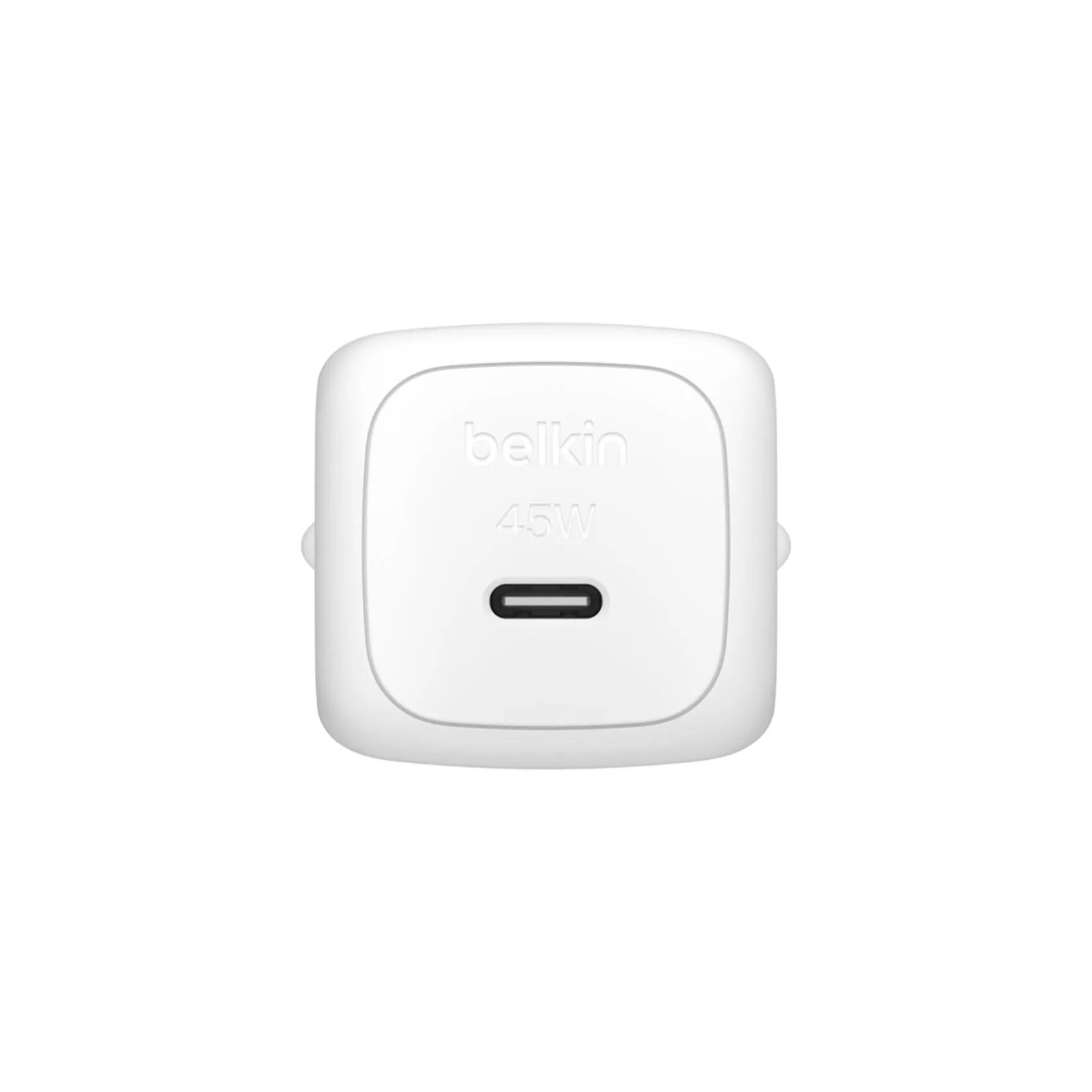 Сетевое зарядное устройство Belkin 45Вт USB-С PD PPS White (WCA013KQWH) фото 