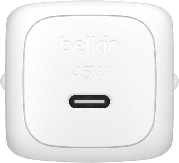 Сетевое зарядное устройство Belkin 45Вт USB-С PD PPS White (WCA013KQWH) фото 