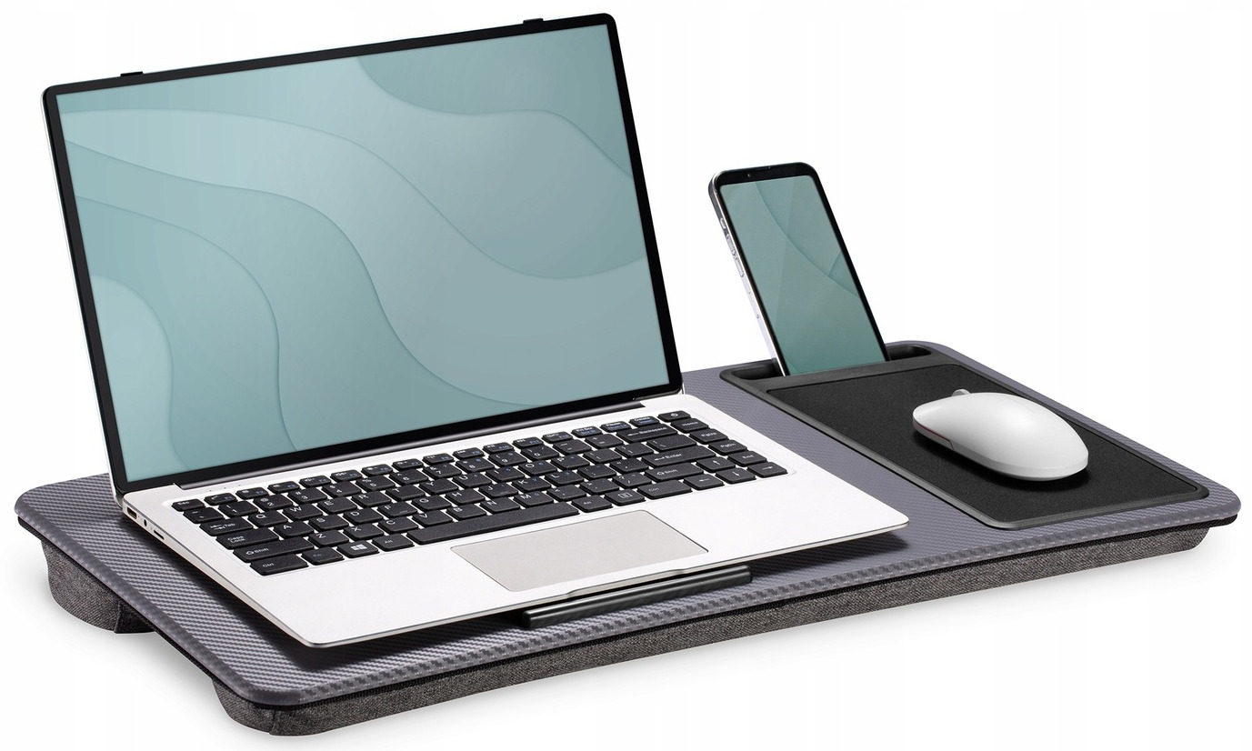 Підставка для ноутбука DIGITUS Notebook Desk, до 17' Grey (DA-90441)фото