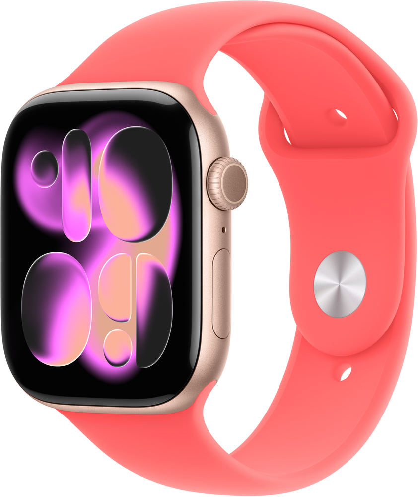 Ремешок Apple Watch 46mm Bright Guava Sport Band - S/M (MHYH4ZM/A) фото 