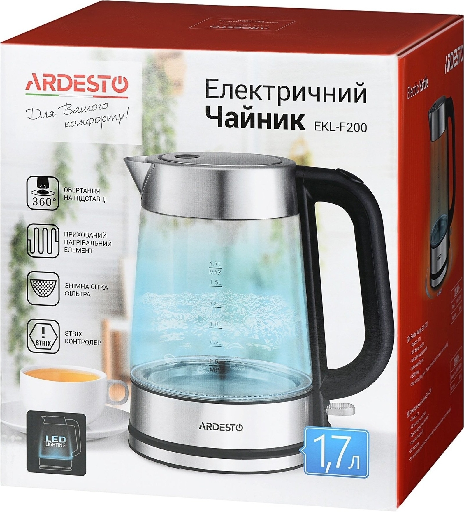 Комплект Кофеварка ARDESTO YCM-E1700 + Электрочайник ARDESTO EKL-F200 фото 18