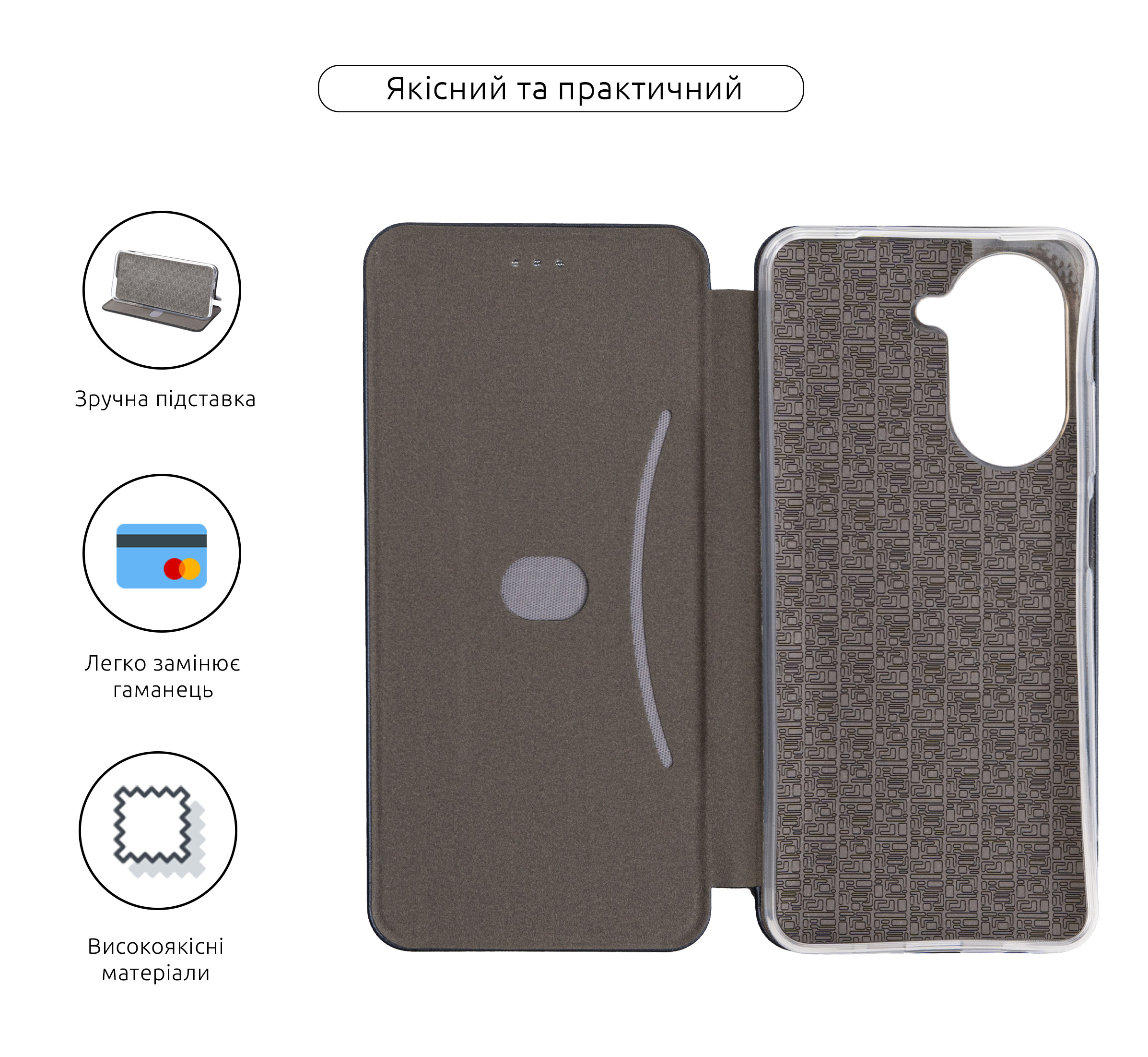 Чохол-книжка ArmorStandart G-Case для Samsung A37 5G Black (ARM89690) фото