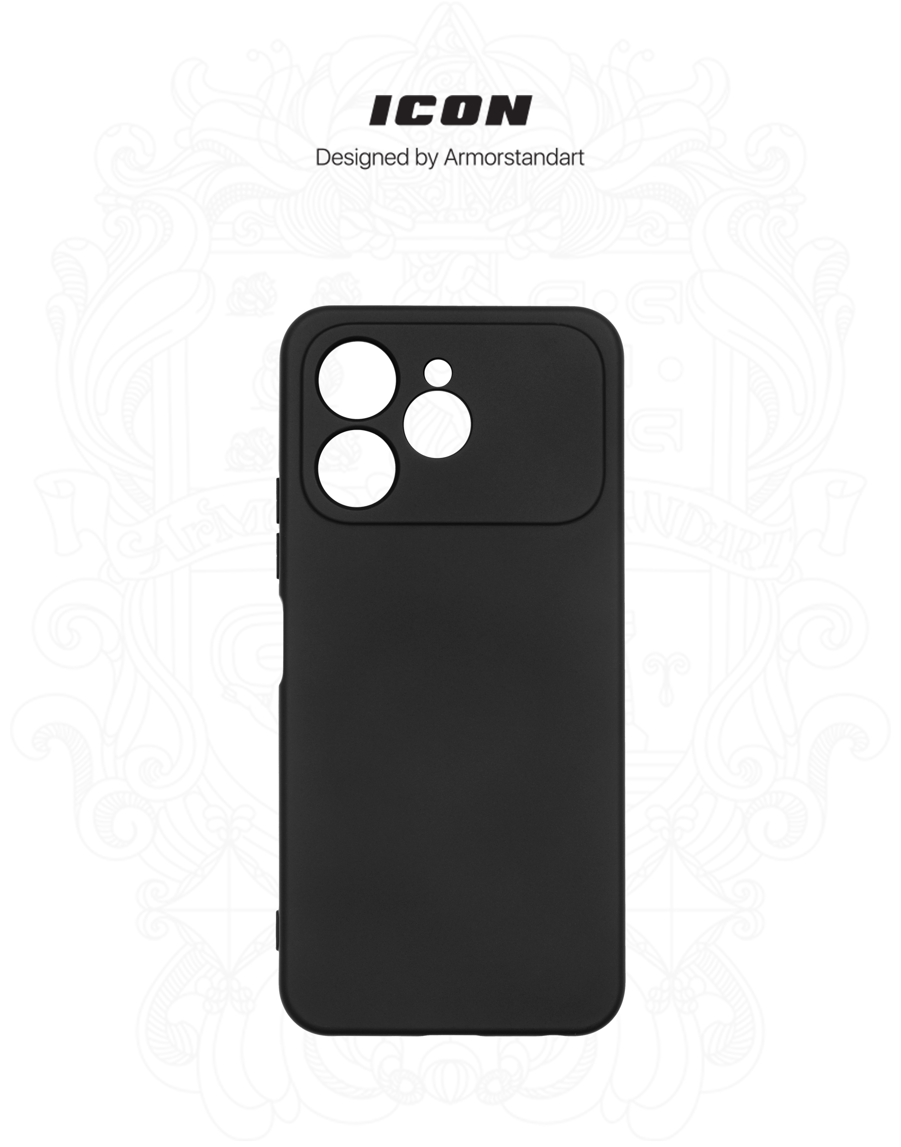 Чехол ArmorStandart ICON для Tecno Spark 40 4G Camera cover Black (ARM87249) фото 
