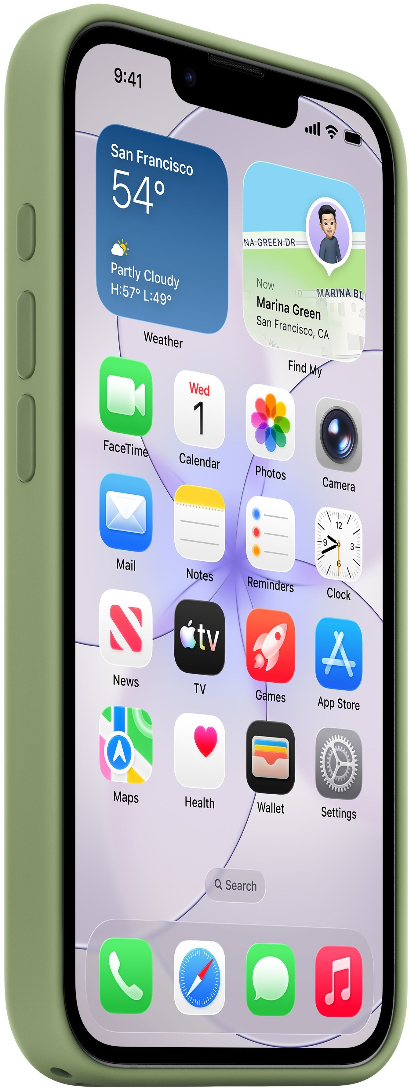 Чехол Apple для iPhone 17e Silicone Case with MagSafe Light Moss (MHWF4ZM/A) фото 4