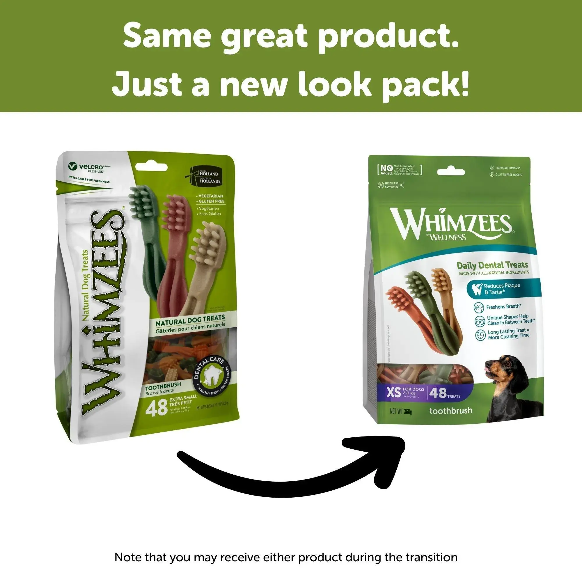 Лакомство для собак Whimzees Toothbrush в форме зубной щетки S 24 шт фото 6