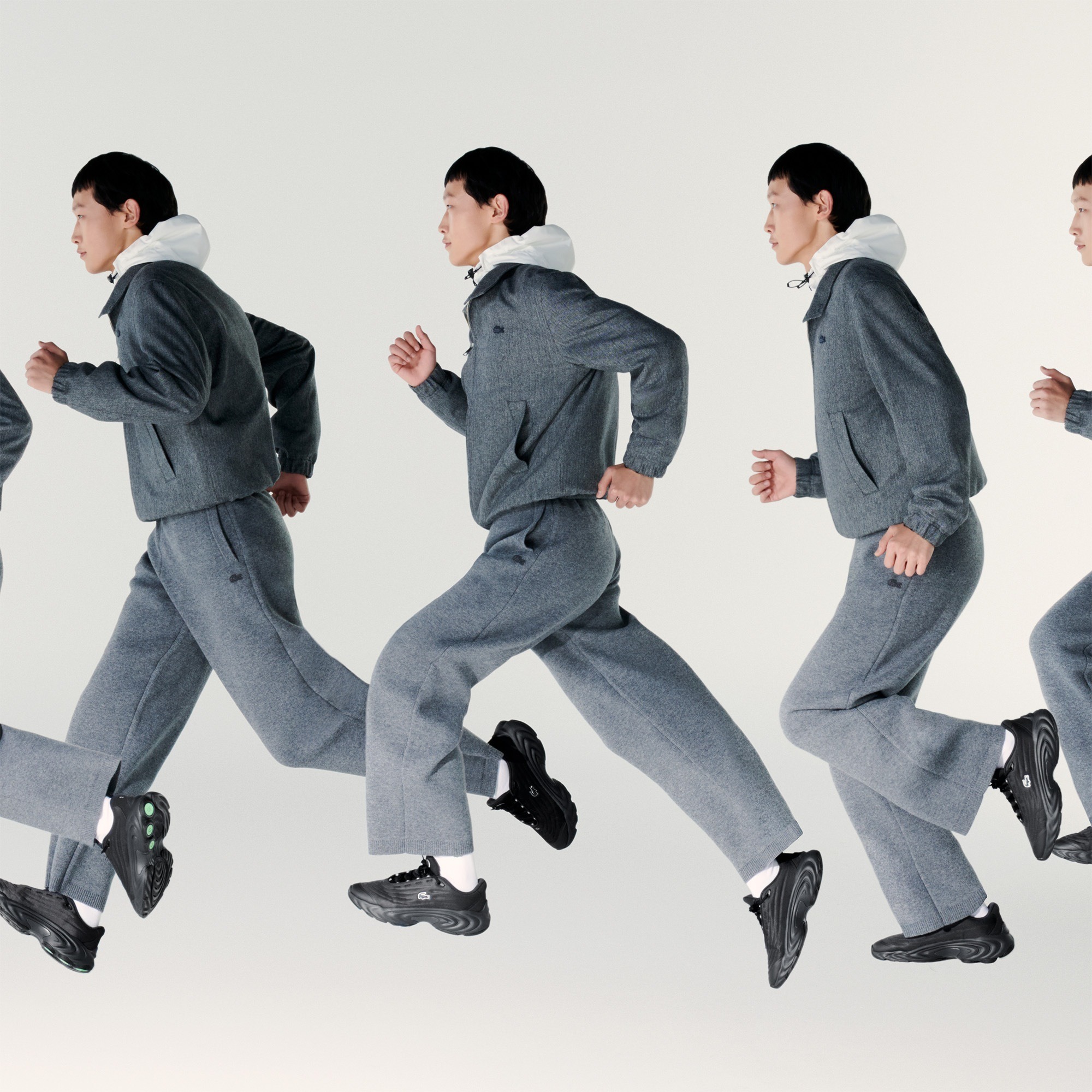 Кроссовки мужские Lacoste Spinor 750SMA016617C 43 (9 UK) черные фото 7