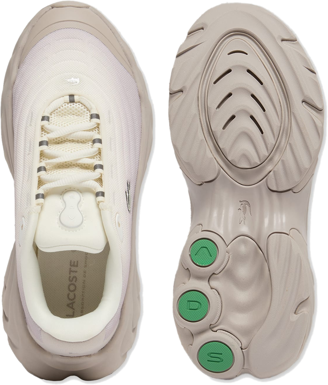 Кроссовки женские Lacoste Spinor 751SFA00361E7 39,5 (6 UK) бежевые фото 