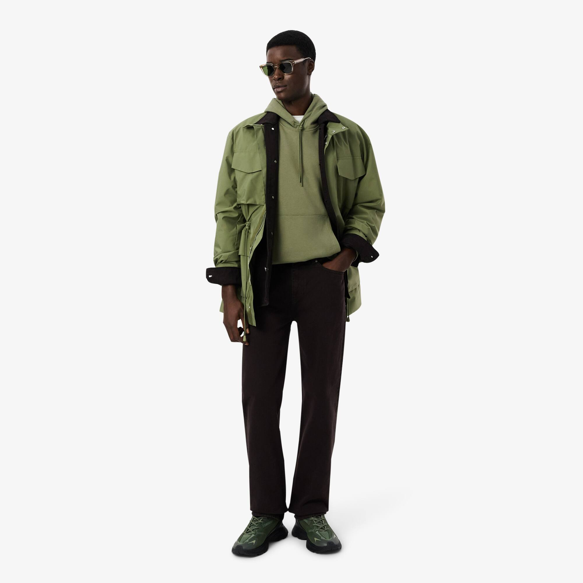 Кроссовки мужские Lacoste L003 Neo Shot 751SMA0047-DA7 42 (8 UK) хаки фото9