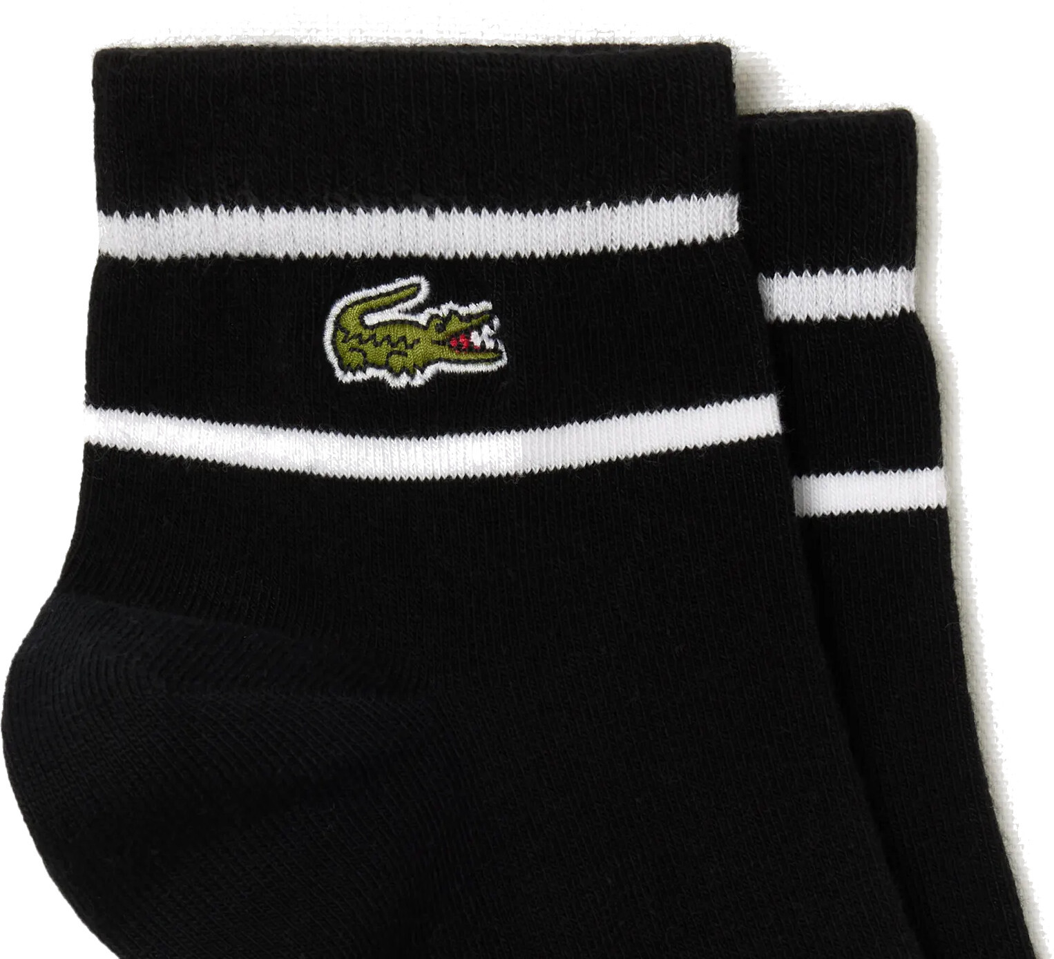 Набір шкарпеток Lacoste RA2932258 35-38 2 пари чорні/біліфото