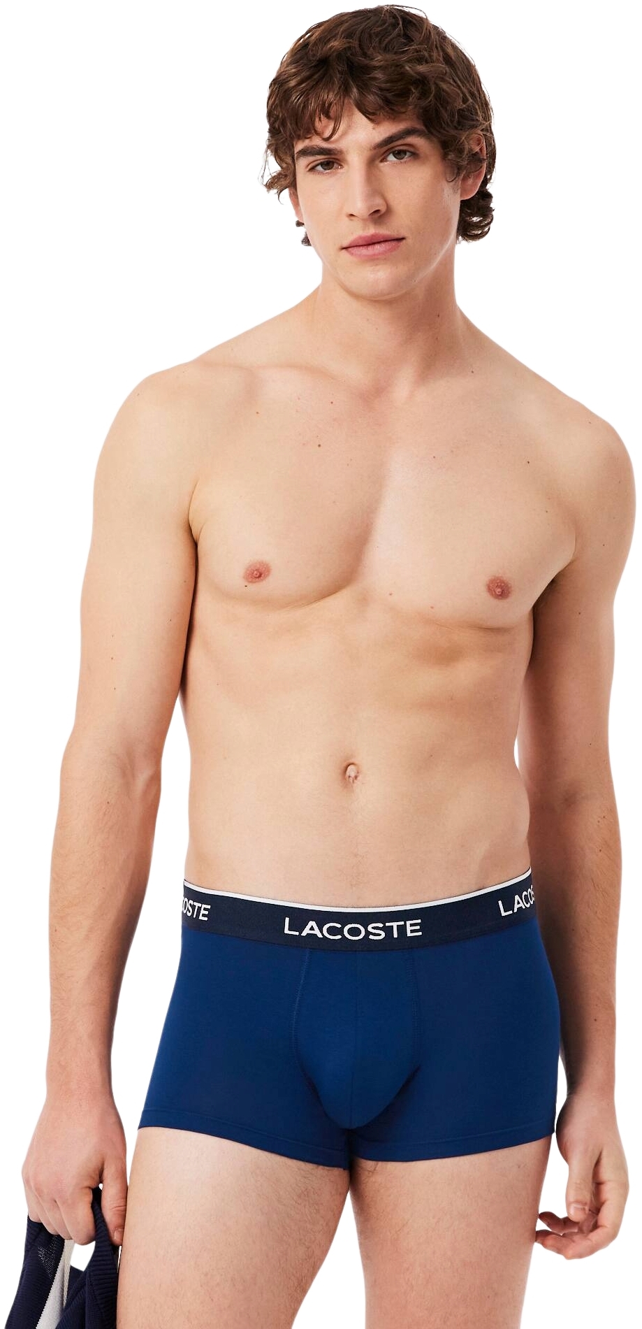 Трусы-боксеры мужские Lacoste 5H1300W64 2XL 3 шт синие/красные/темно-синие фото 2