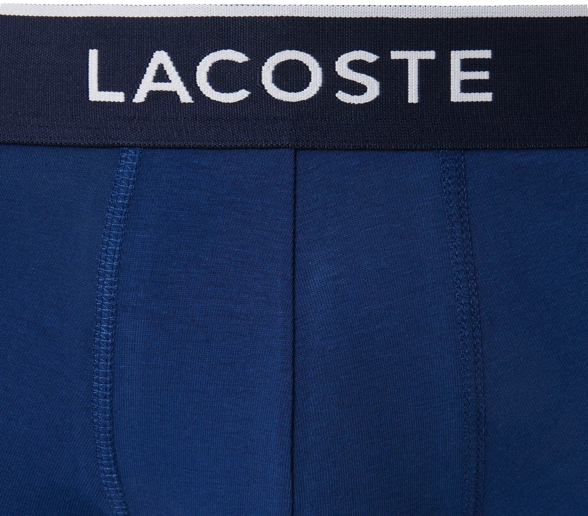 Трусы-боксеры мужские Lacoste 5H1300W64 2XL 3 шт синие/красные/темно-синие фото 7