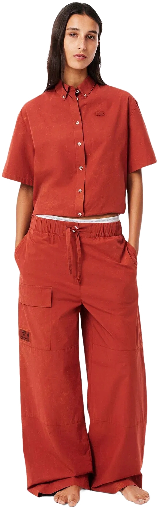 Трусы-стринги женские Lacoste 8F1341I87 L 3 шт бежевые/светло-коричневые/коричневые фото 8