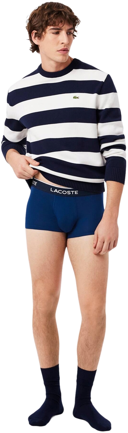 Трусы-боксеры мужские Lacoste 5H1300W64 M 3 шт синие/красные/темно-синие фото 8