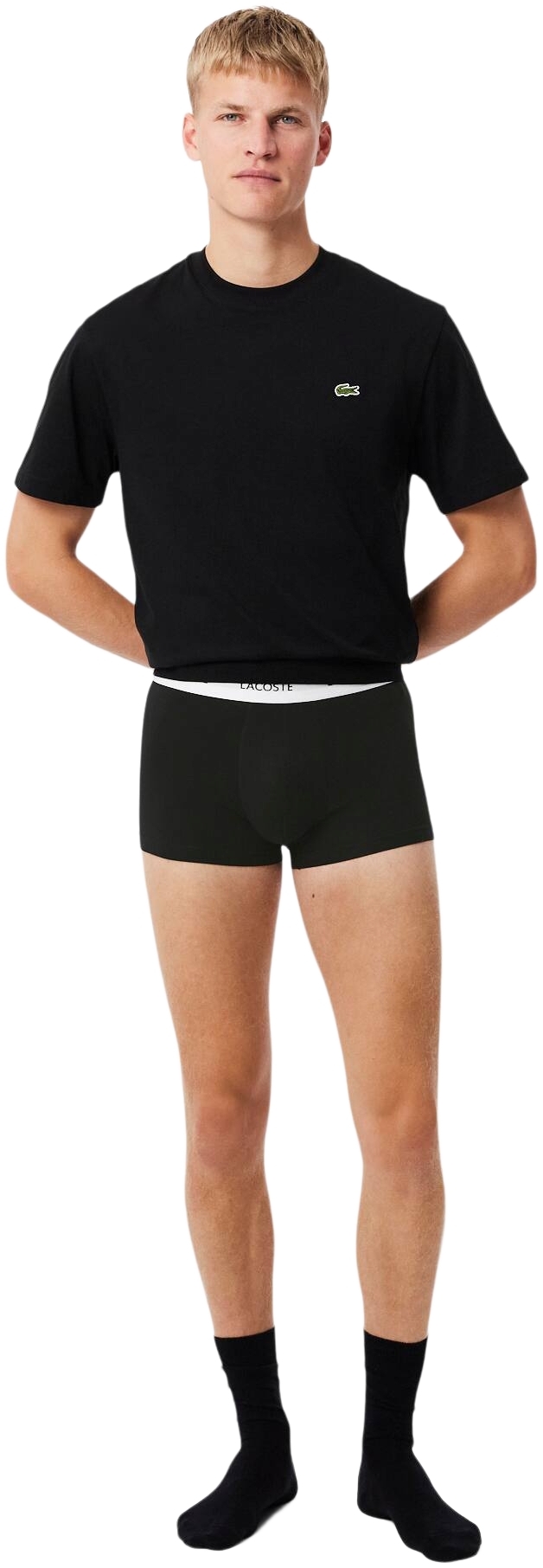 Трусы-боксеры мужские Lacoste 5H5150031 2XL 3 шт черные фото 6