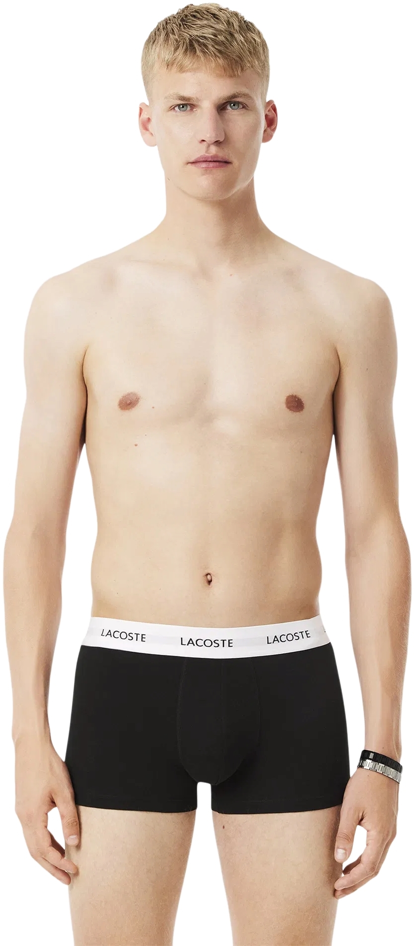 Трусы-боксеры мужские Lacoste 5H5150031 S 3 шт черные фото 2