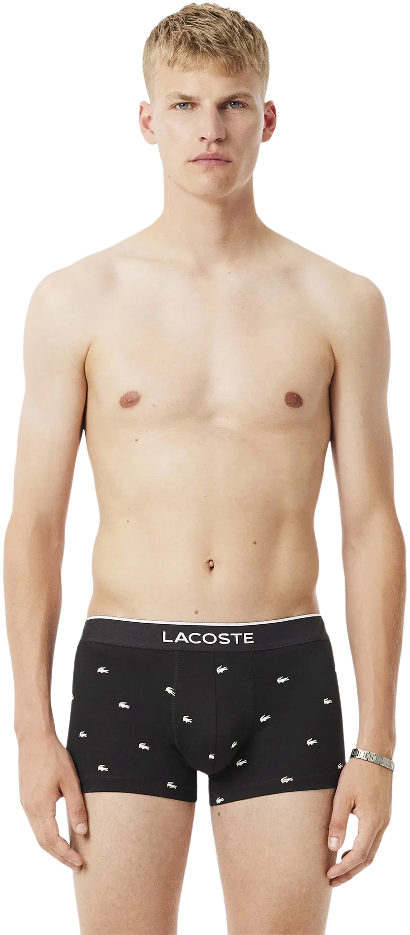 Трусы-боксеры мужские Lacoste 5H1299031 M 3 шт черные фото 2