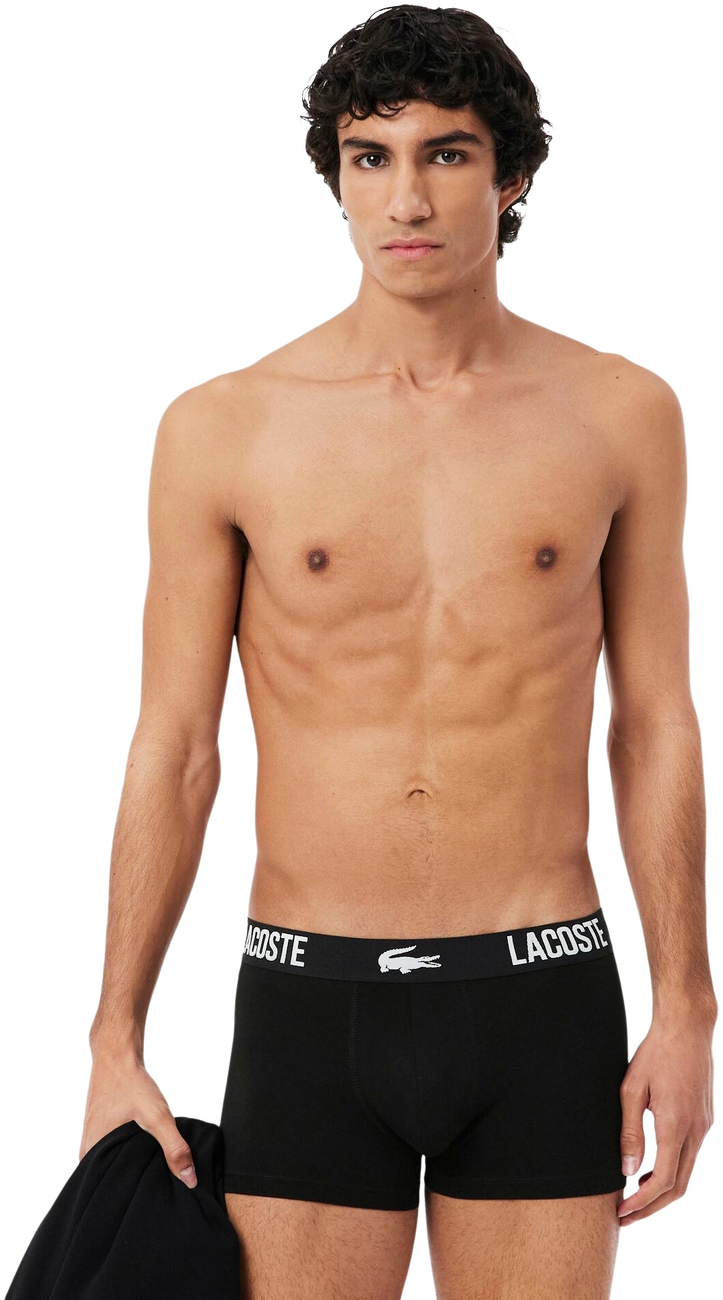 Трусы-боксеры мужские Lacoste 5H2393031 S 3 шт черные фото 2