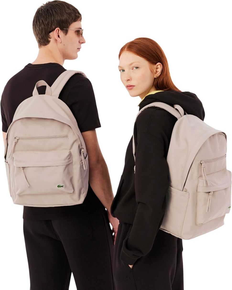 Рюкзак спортивный Lacoste NU5180NEQ47 бежевый фото 