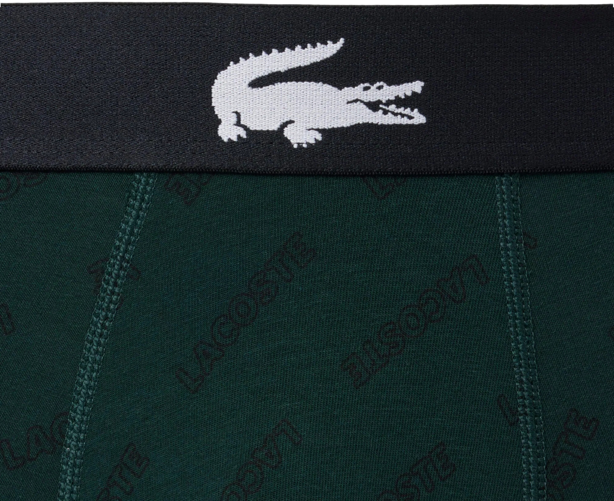 Трусы-боксеры мужские Lacoste 5H12881I5 M 3 шт черные/зеленые/темно-зеленые фото 8
