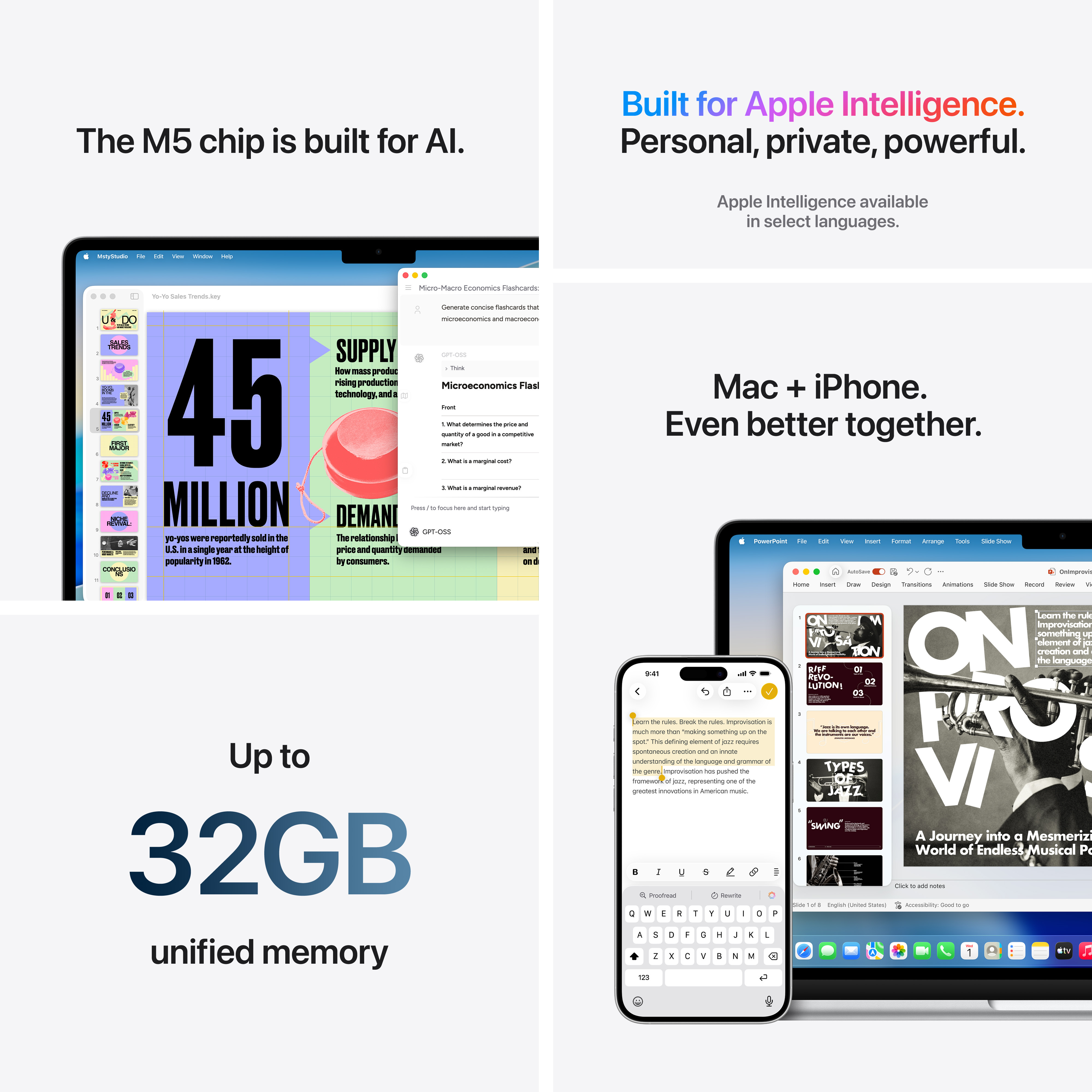 Ноутбук APPLE MacBook Air 13" M5 16/512GB 2026 (MDHH4UA/A) Sky Blue фото 6