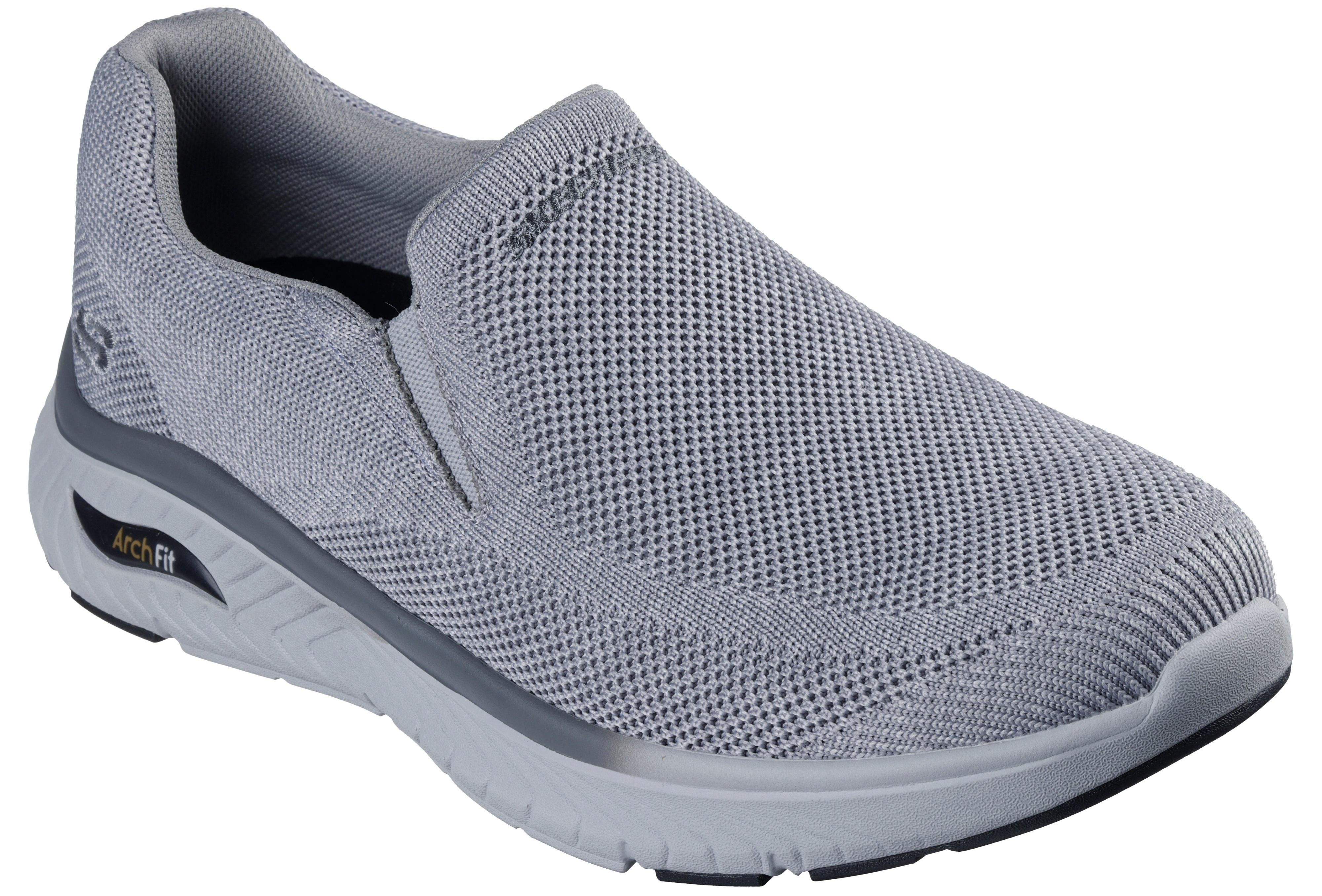 Слипоны мужские Skechers Arch Fit Crosser 205345 GRY 41 (8 US) серые фото 