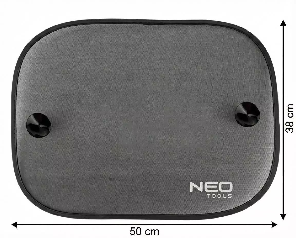 Шторка солнцезащитная Neo Tools 50х38см 2шт (11-475) фото 