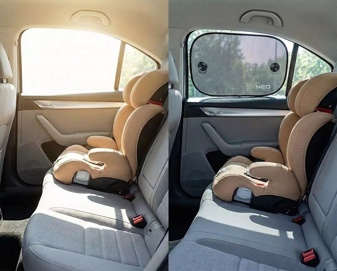 Шторка солнцезащитная Neo Tools 50х38см 2шт (11-475) фото 