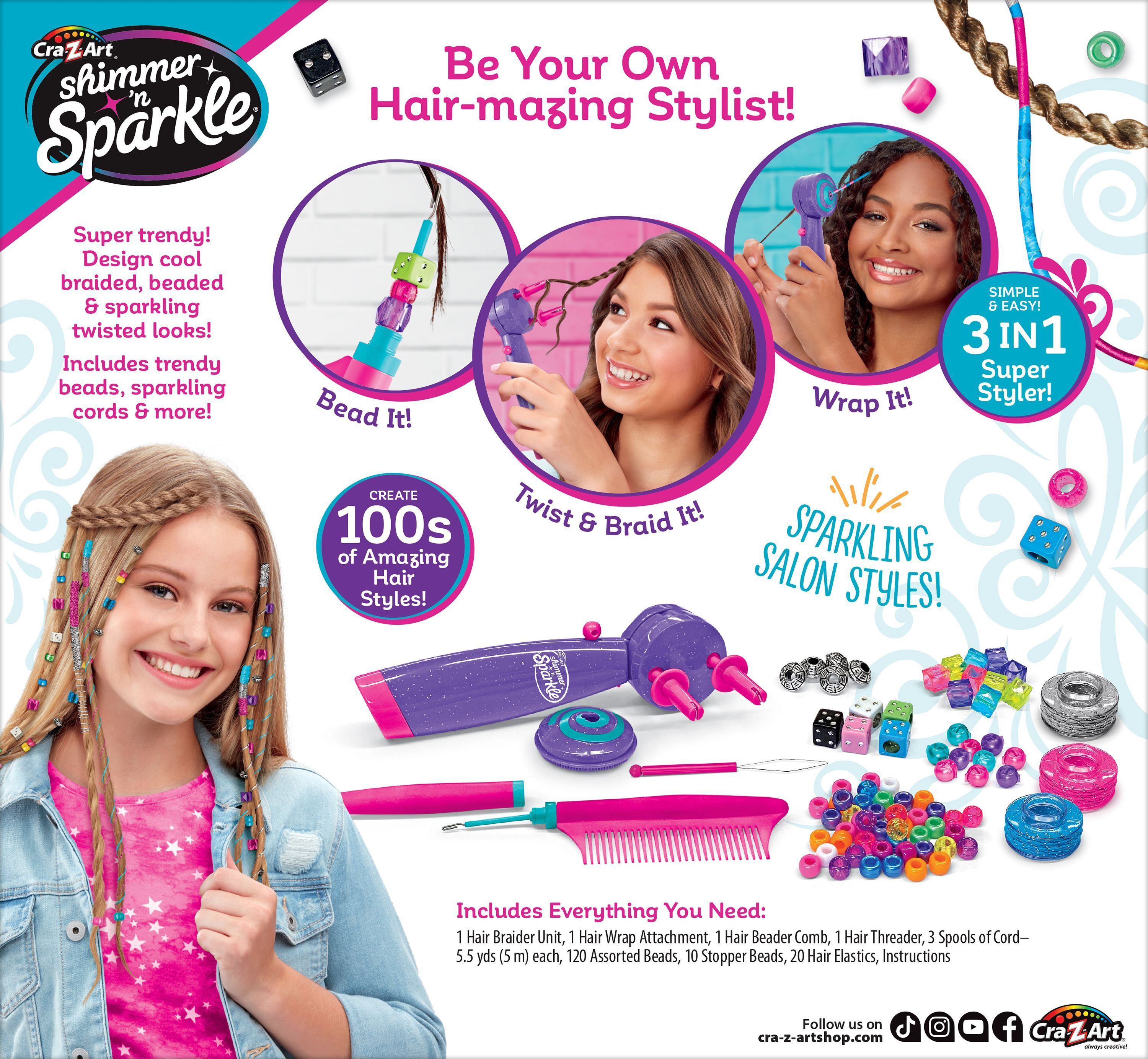 Набор для творчества Cra-Z-Art стайлер для создания причесок фото 
