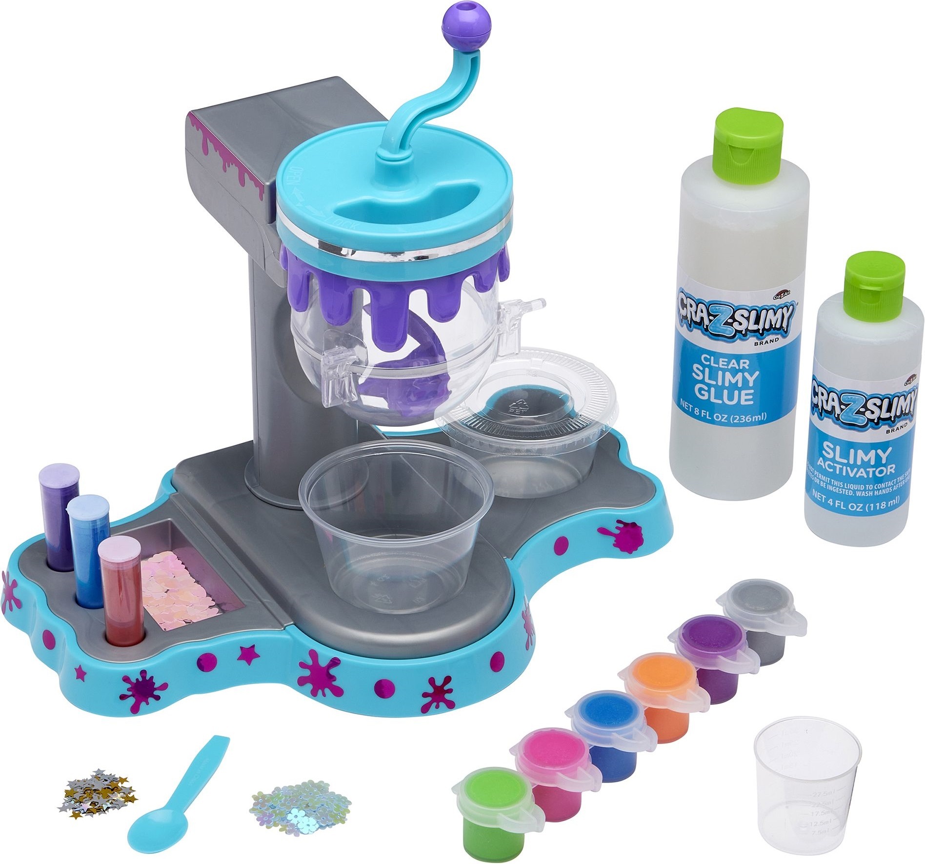 Слайм Cra-Z-Art Glitter Sparkle Studio, набор 22ед фото 