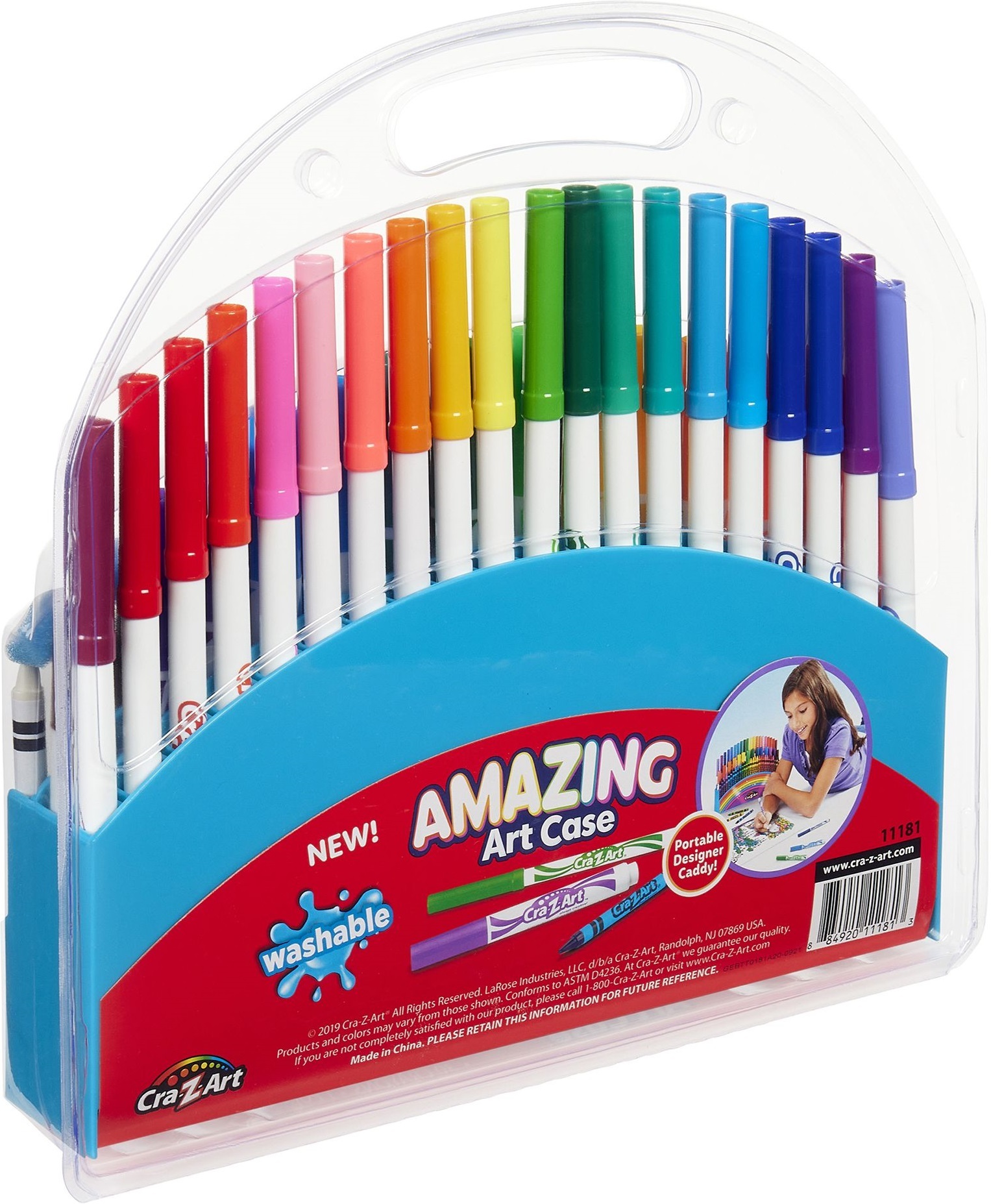 Набор для творчества Cra-Z-Art в кейсе, 64 предмета фото 